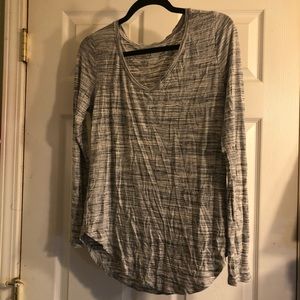 Heathered longsleeved super soft silky shirt Large